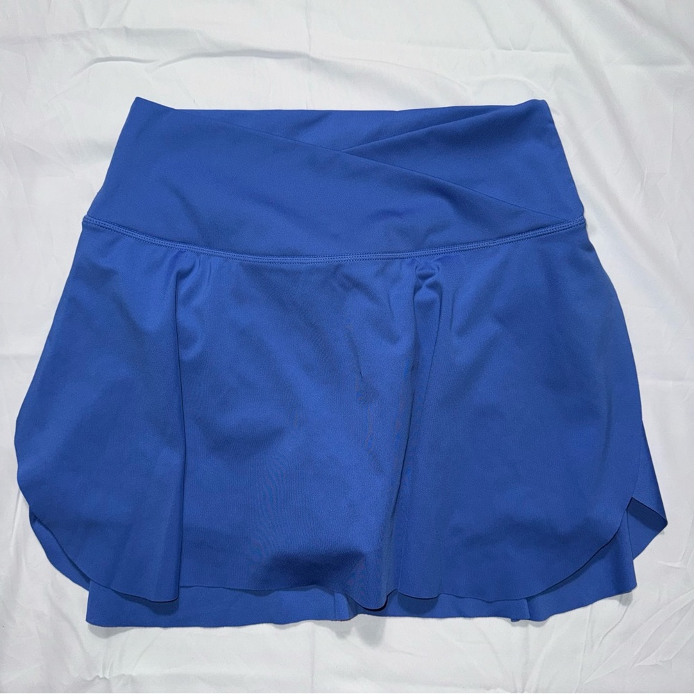 Calvin Klein Royal Blue Performance Athletic Skort Crossover Waist Small